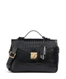 Maison Mollerus Croco Marly Handtas classic schwarz