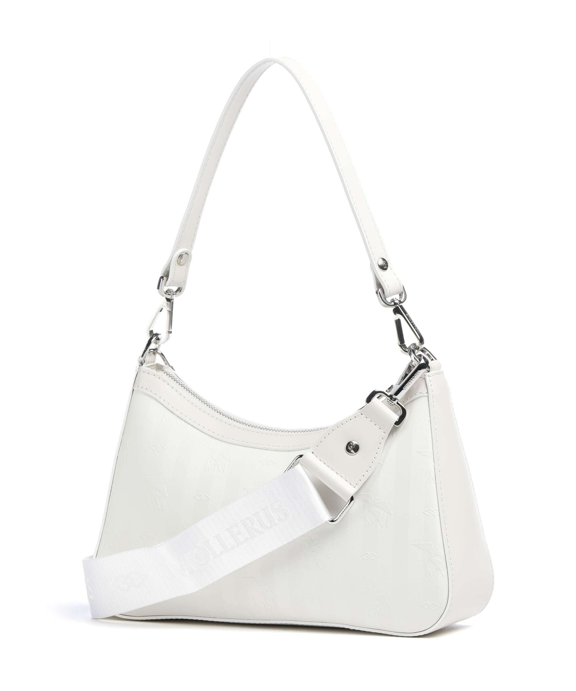 Maison Mollerus Vinerus Castiel Shoulder bag snow weiss