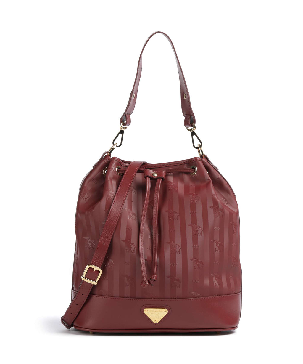 Maison Mollerus Vinerus Niesen Bucket bag antique rot