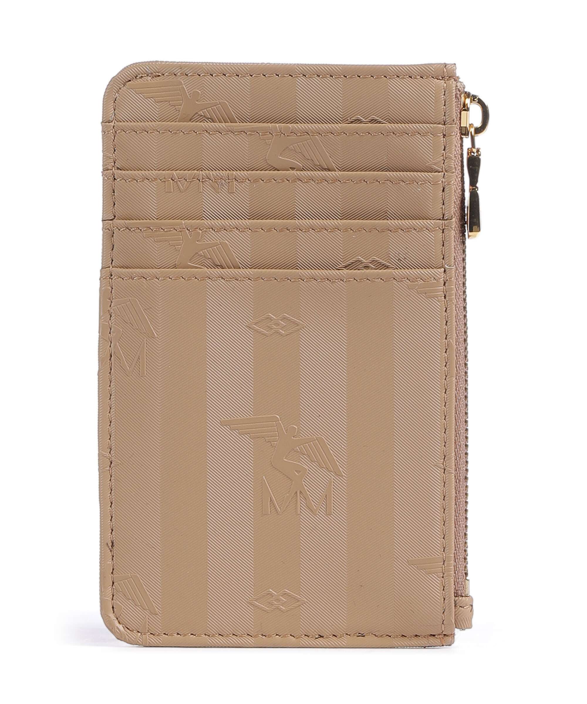 Maison Mollerus Vinerus Gy Credit card holder cappuccino beige