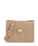 Maison Mollerus Vinerus Melide Crossbody tas cappuccino beige/nastro