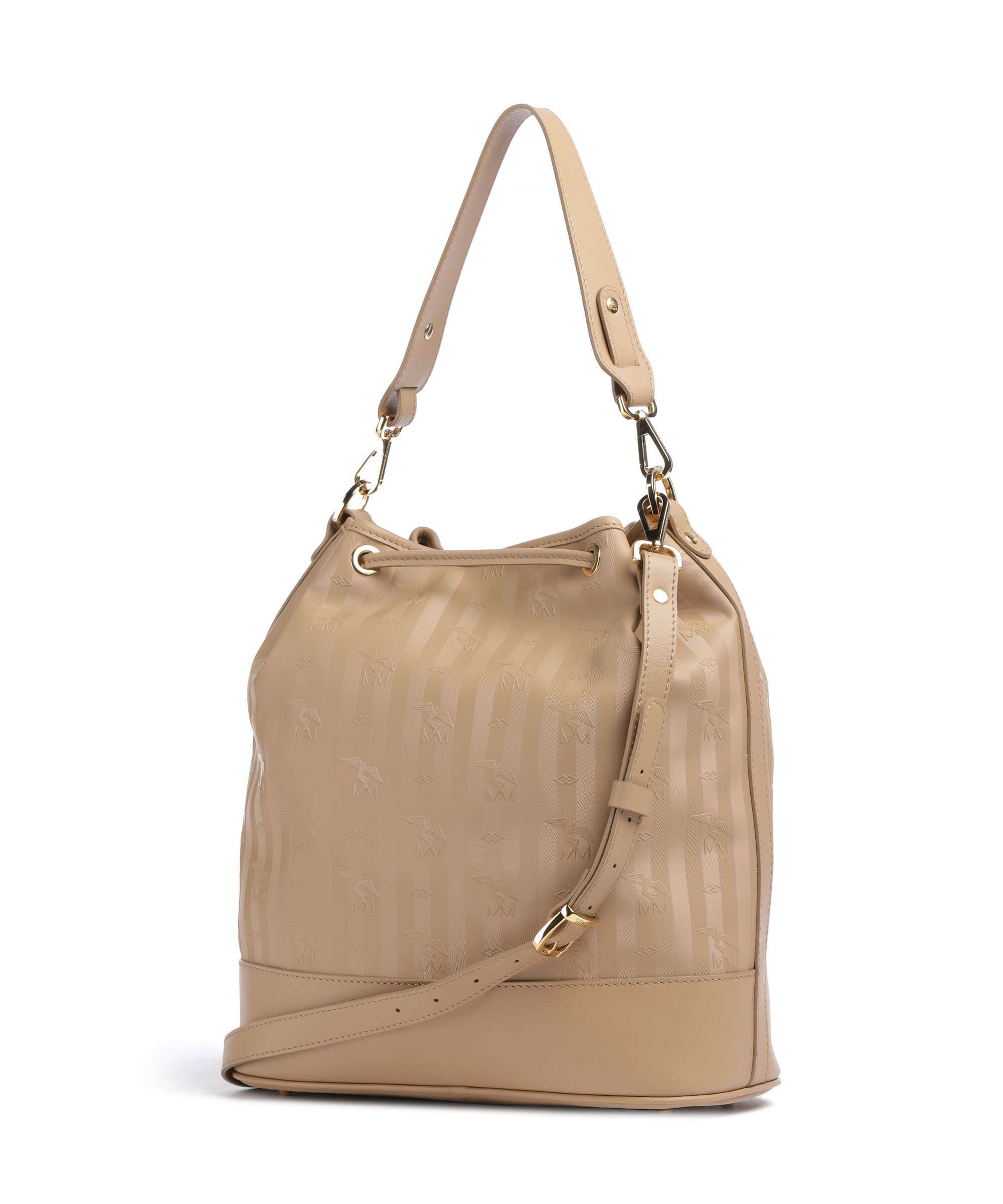 Maison Mollerus Vinerus Niesen Bucket bag cappuccino beige