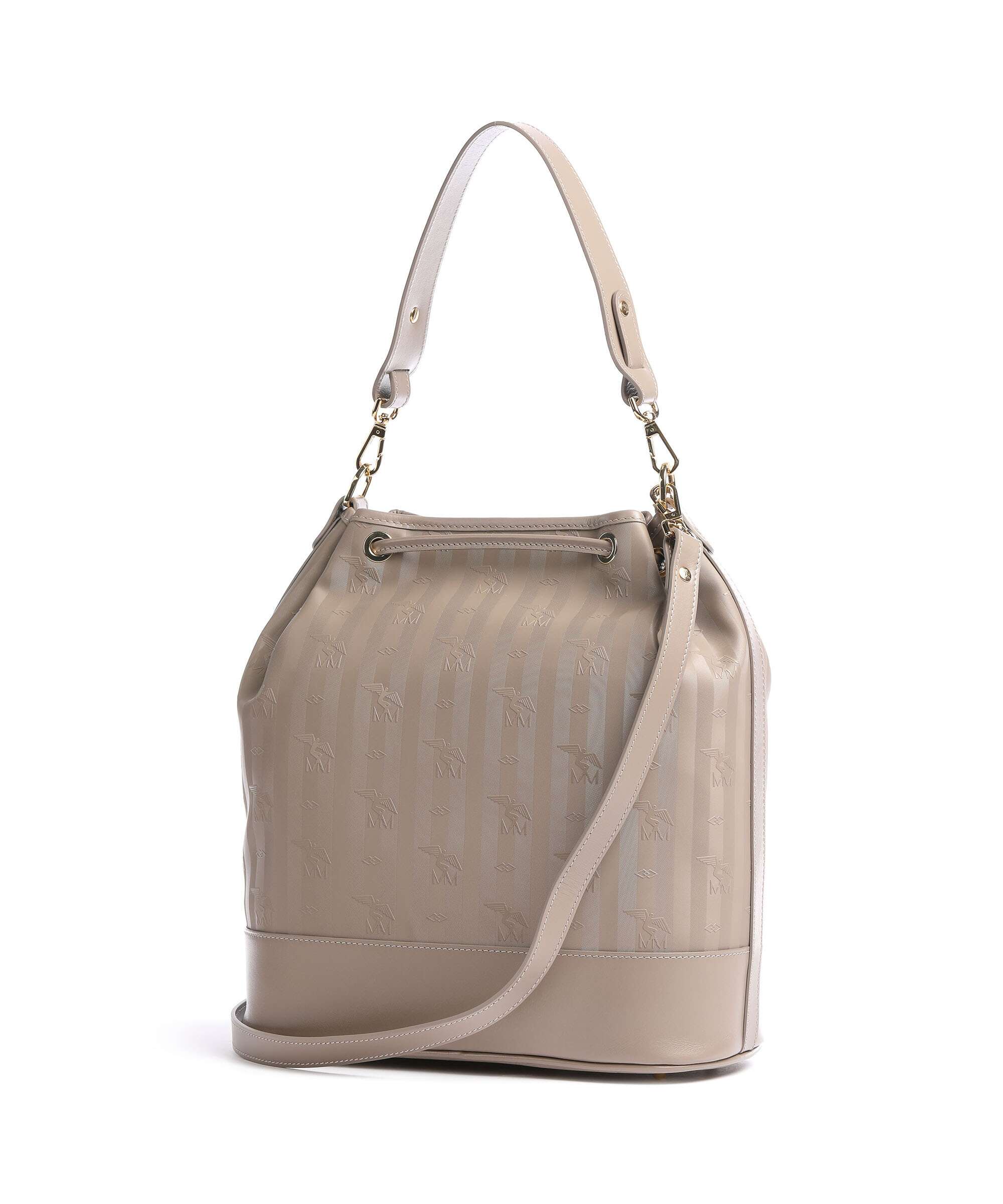 Maison Mollerus Vinerus Niesen Bucket bag taupe