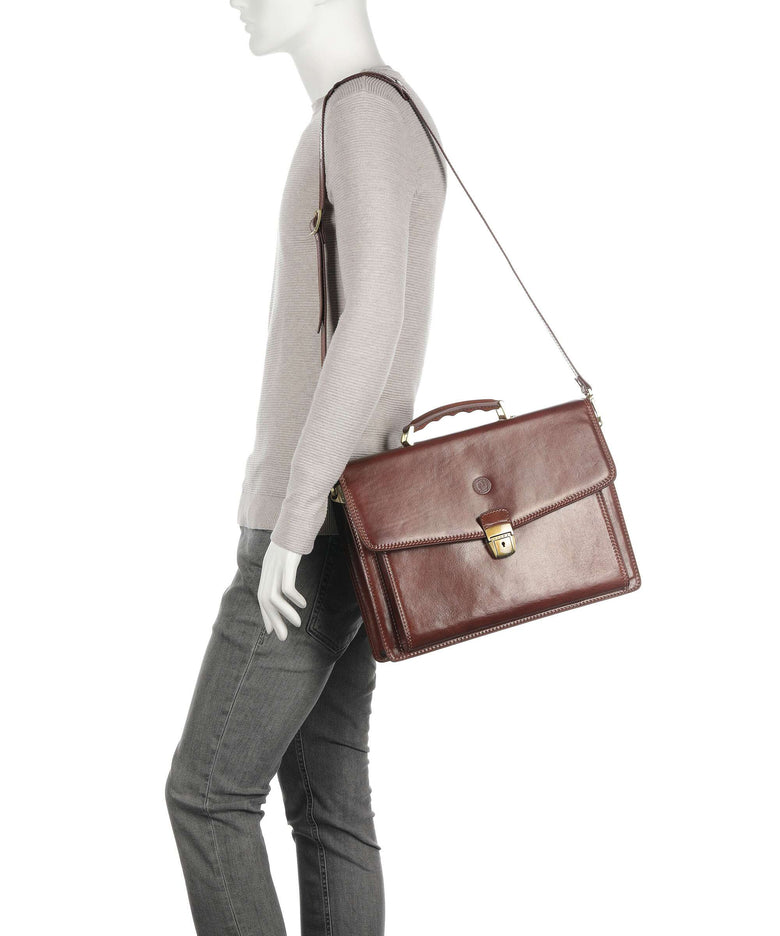 Giudi Briefcase brown