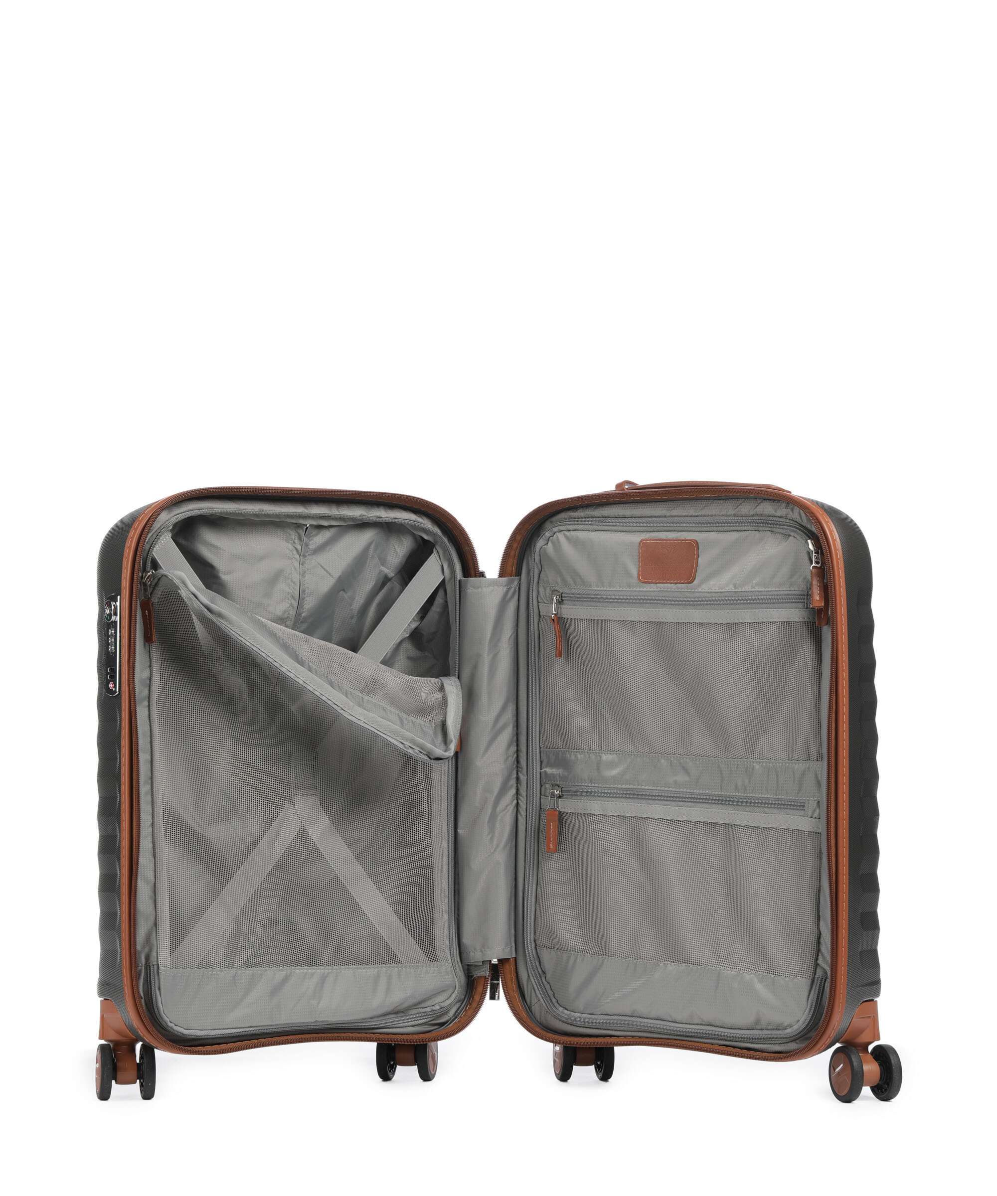 Roncato E-Lite Spinner (4 wheels) titanio/cognac