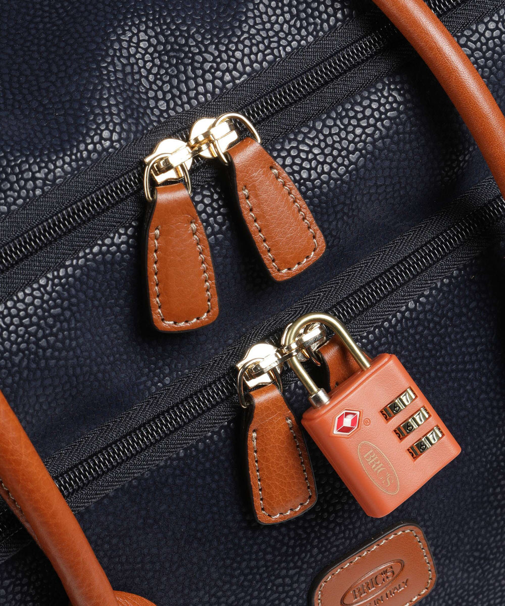 Brics Travel bag with wheels blau