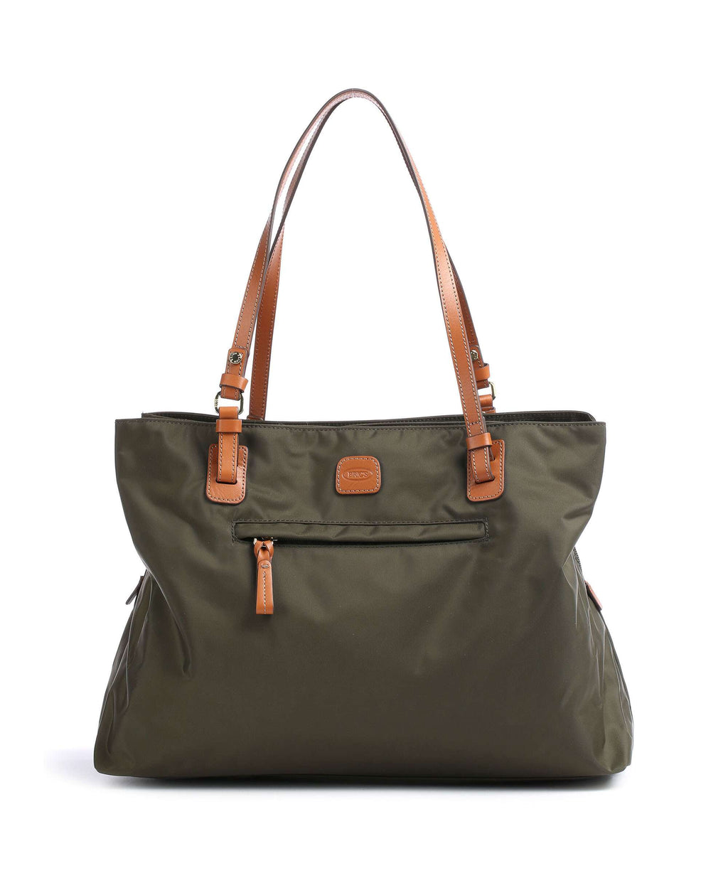 Brics X-Collection Tote bag olive