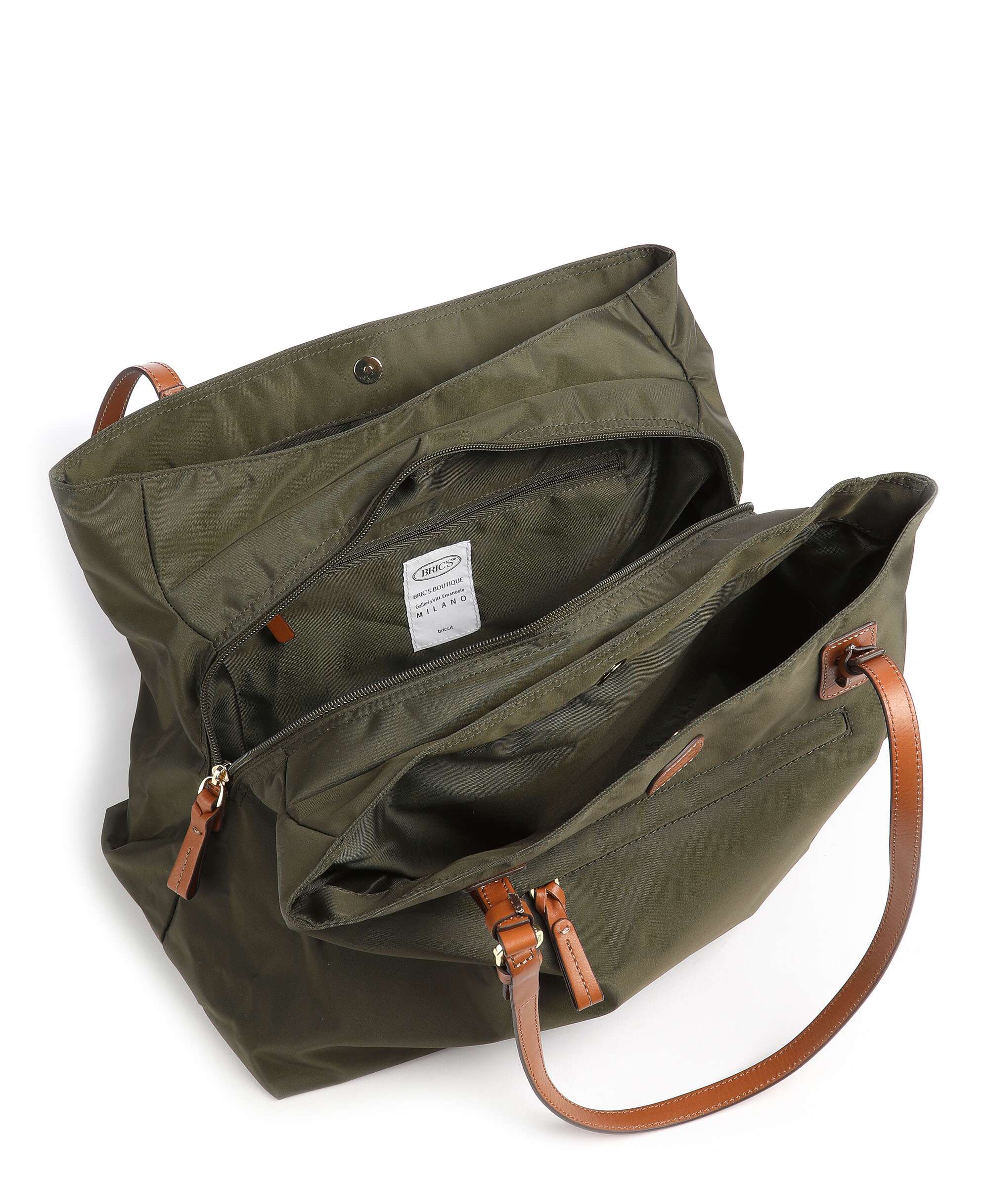 Brics X-Collection Tote bag olive