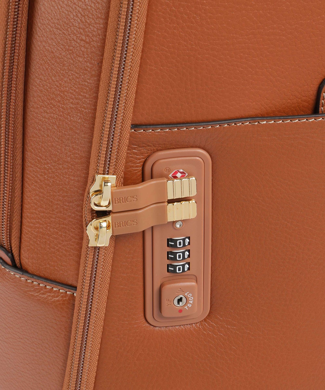 Brics Life Pelle Spinner (4 wheels) leder