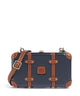 Brics Bellagio Crossbody tas blue/tan