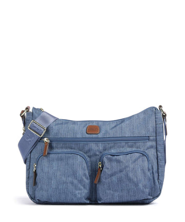 Brics X-Collection Schoudertas jeans