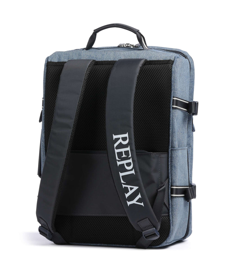 Brics Replay Travel backpack light denim