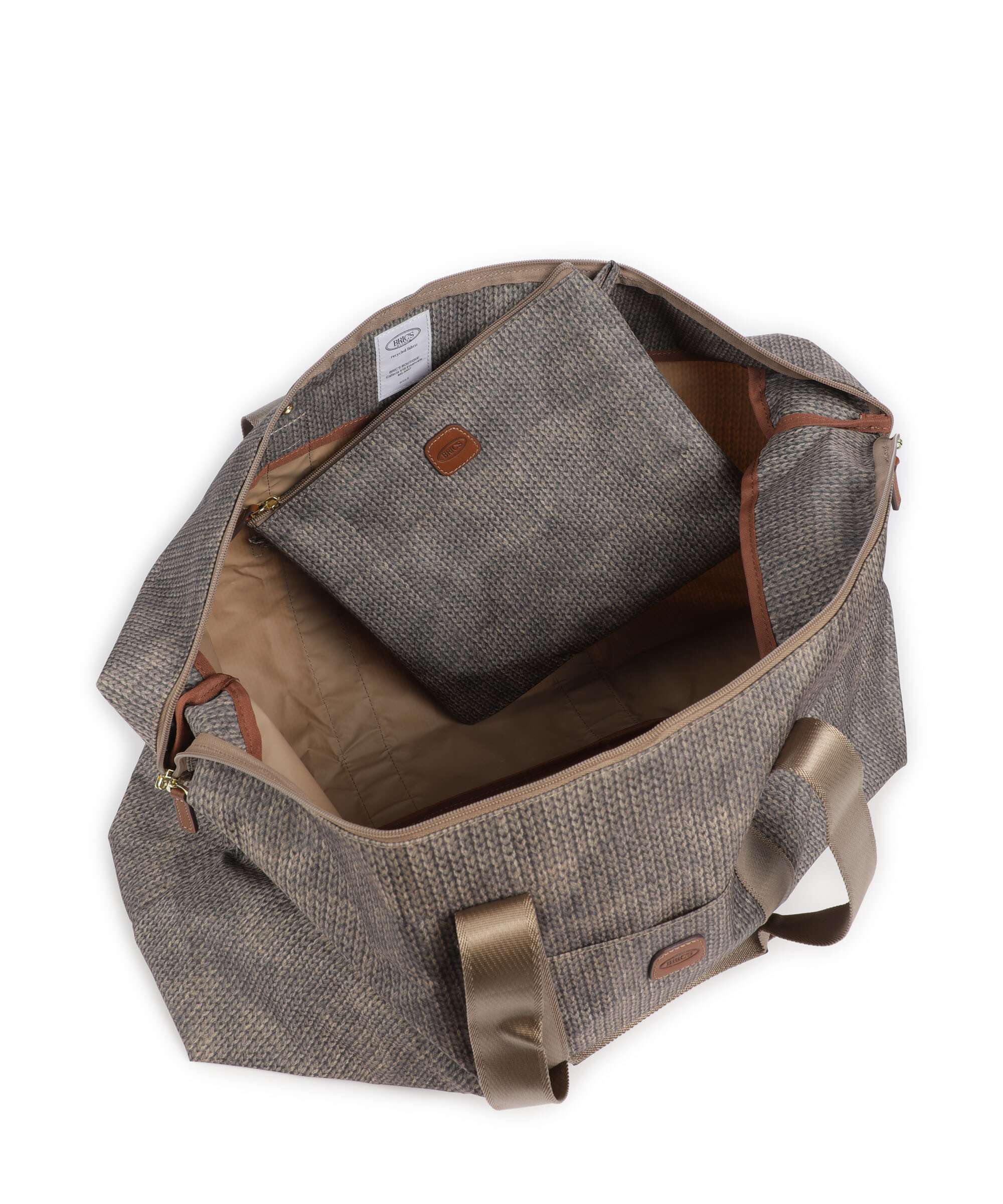 Brics X-Collection L Weekend bag wool nut