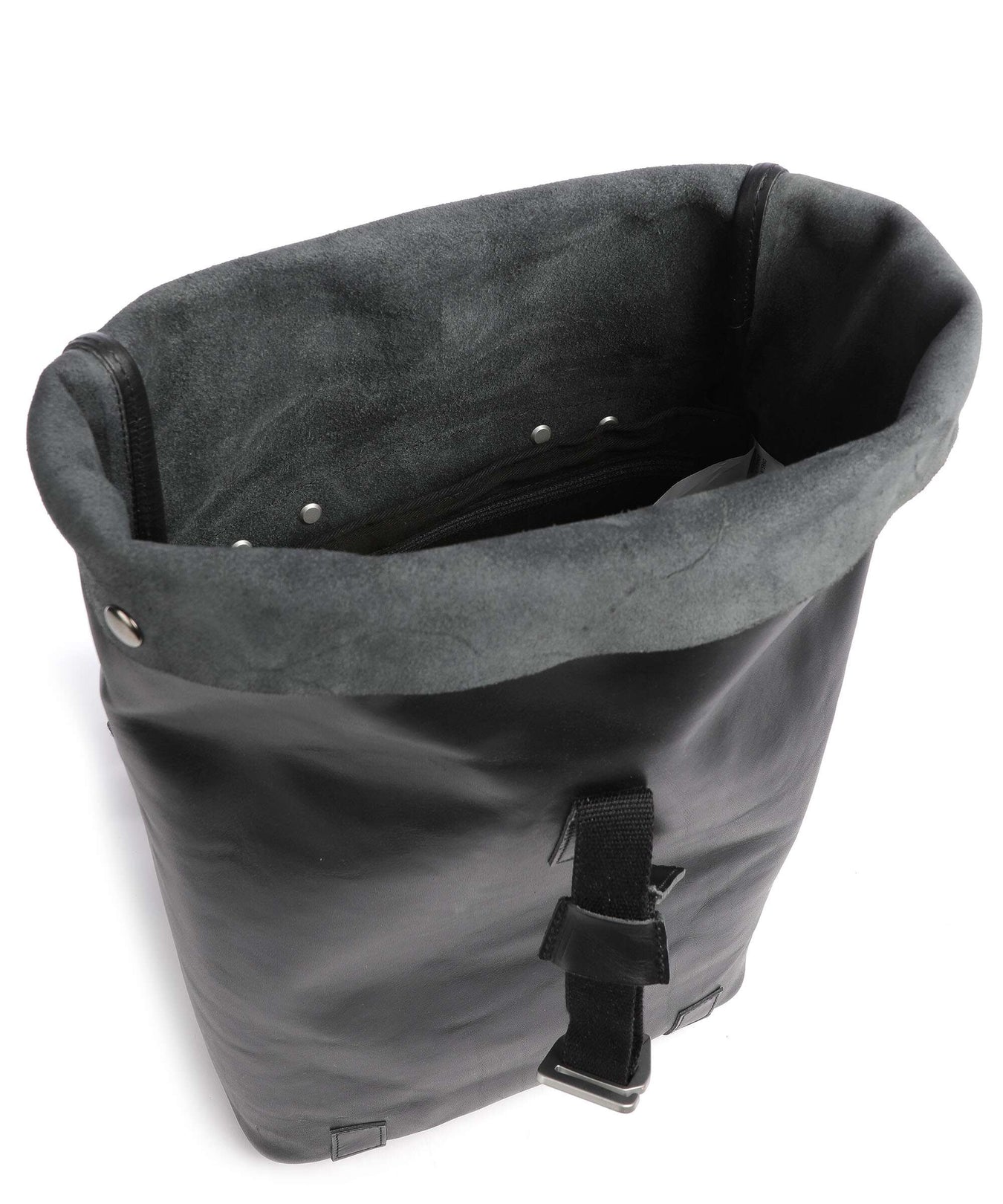 Brooks England Pickwick Leather Small Rolltop backpack black