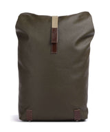 Brooks England Pickwick Patchwork Large Rolltop rugzak moss