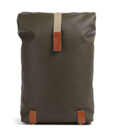 Brooks England Pickwick Cotton Canvas Small Rolltop rugzak moss