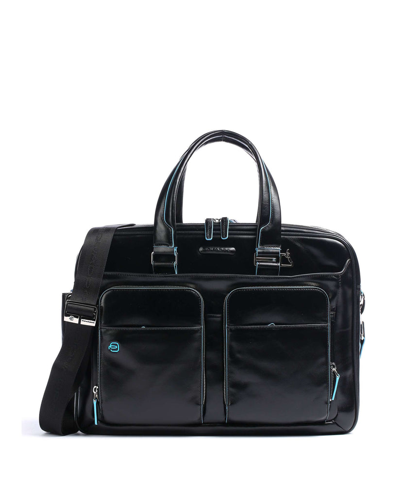 Piquadro Blue Square Briefcase nero