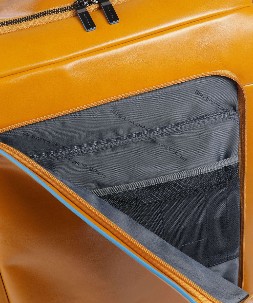 Piquadro Trolley (2 wheels) giallo zafferano