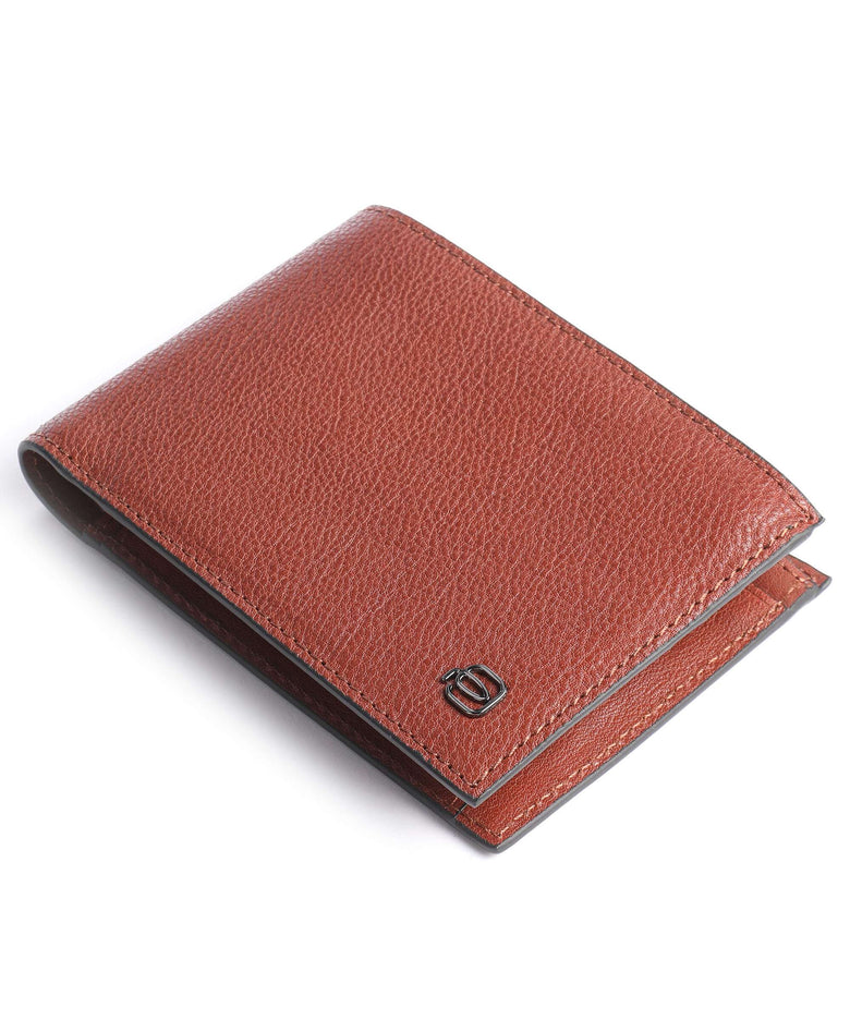 Piquadro Black Square Wallet tabacco