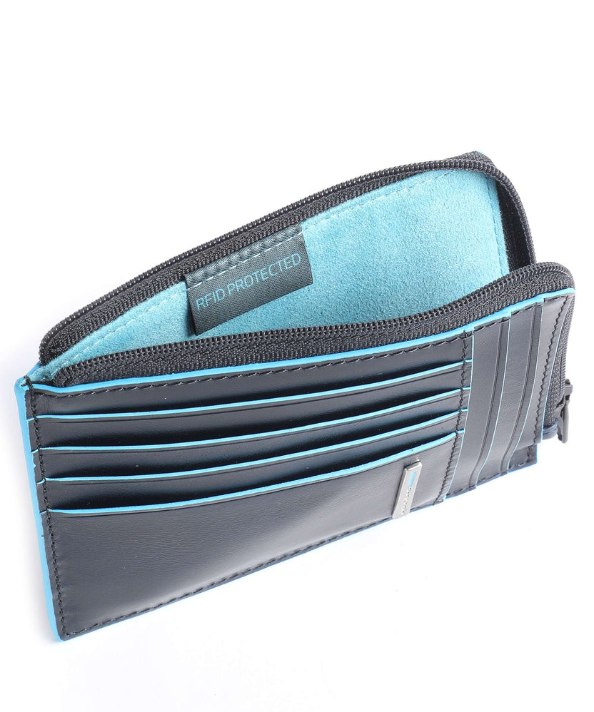 Piquadro Blue Square RFID Credit card holder dark blue
