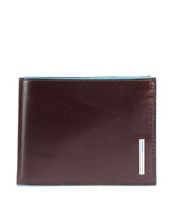 Piquadro Blue Square RFID Portemonnee mahogany