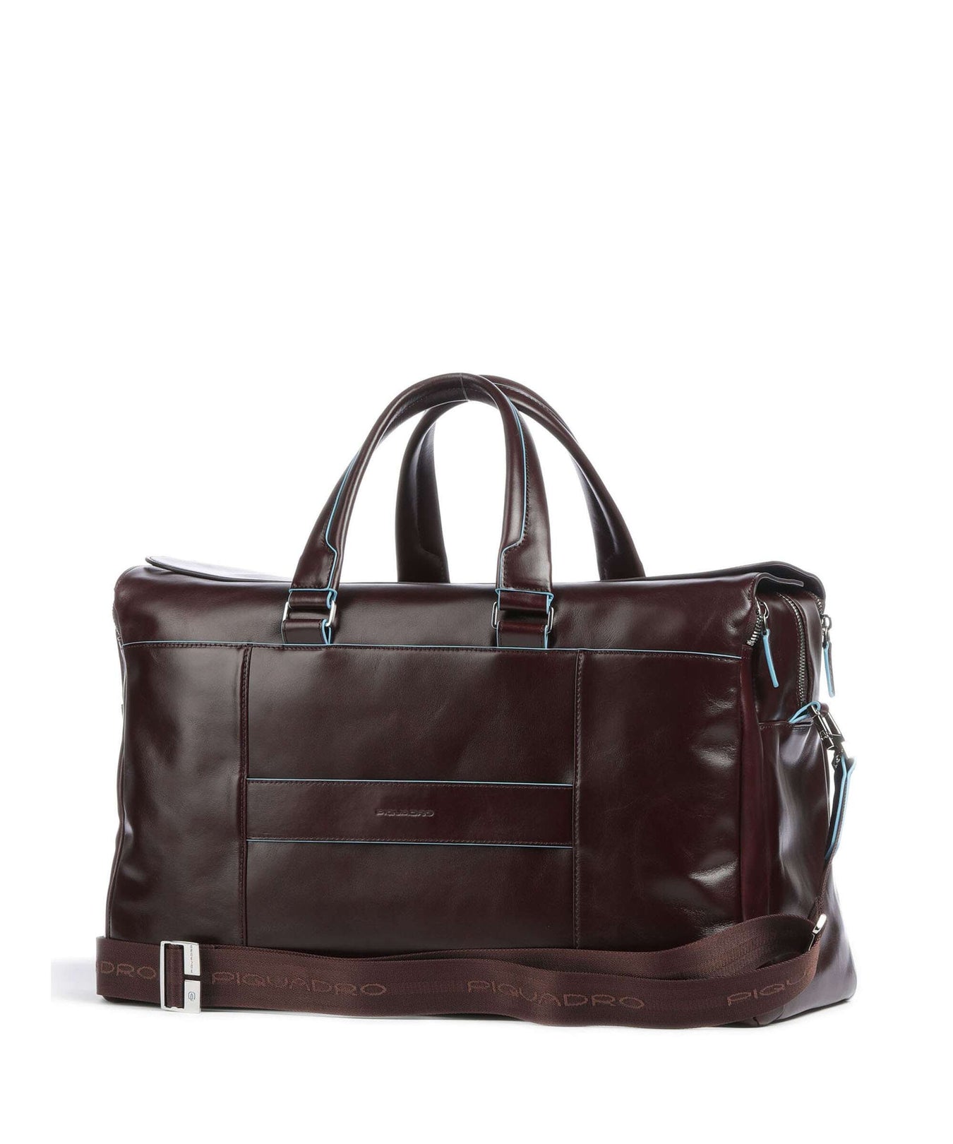 Piquadro Blue Square Weekend bag mahogany
