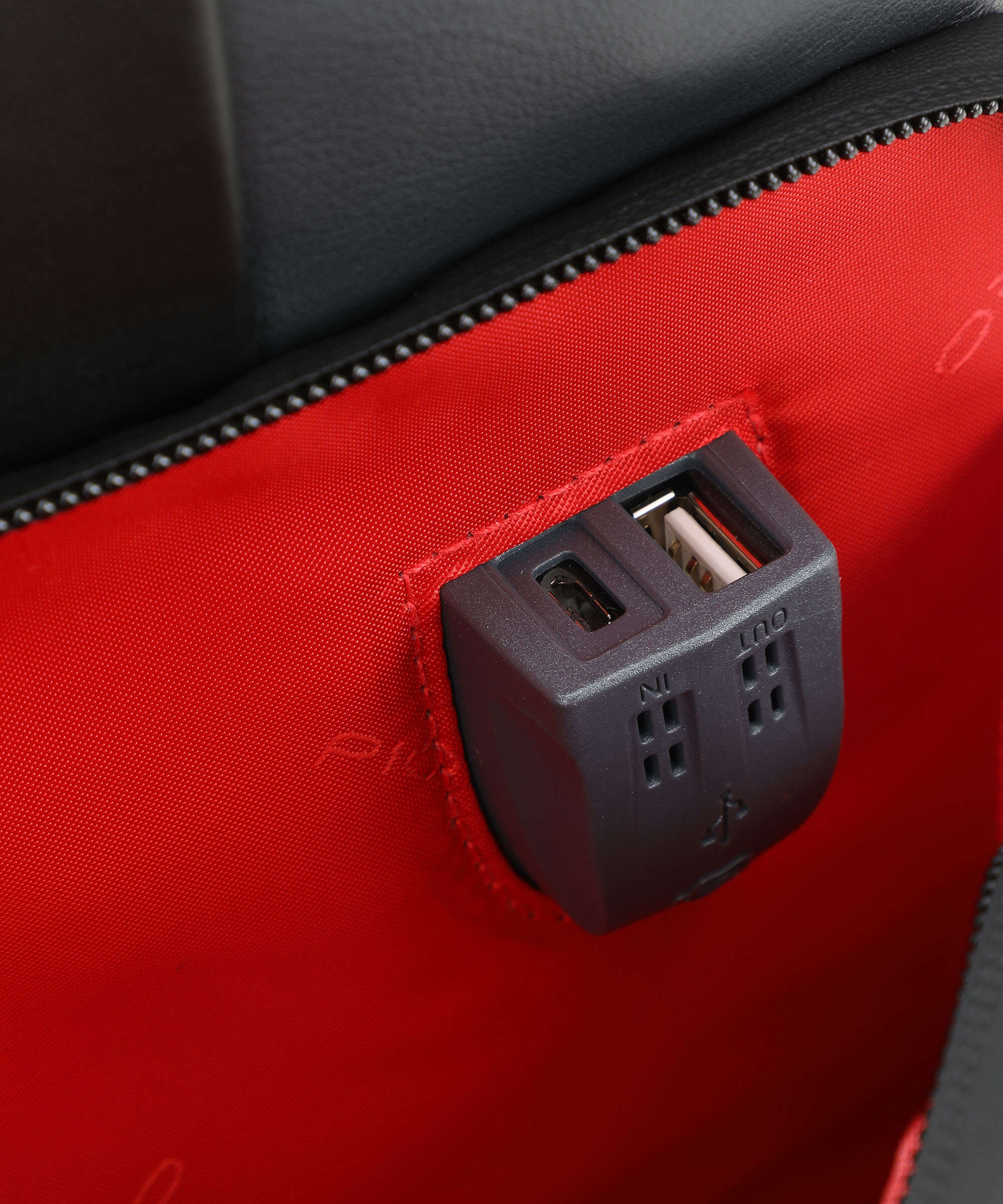 Piquadro Urban Laptop backpack grau/schwarz