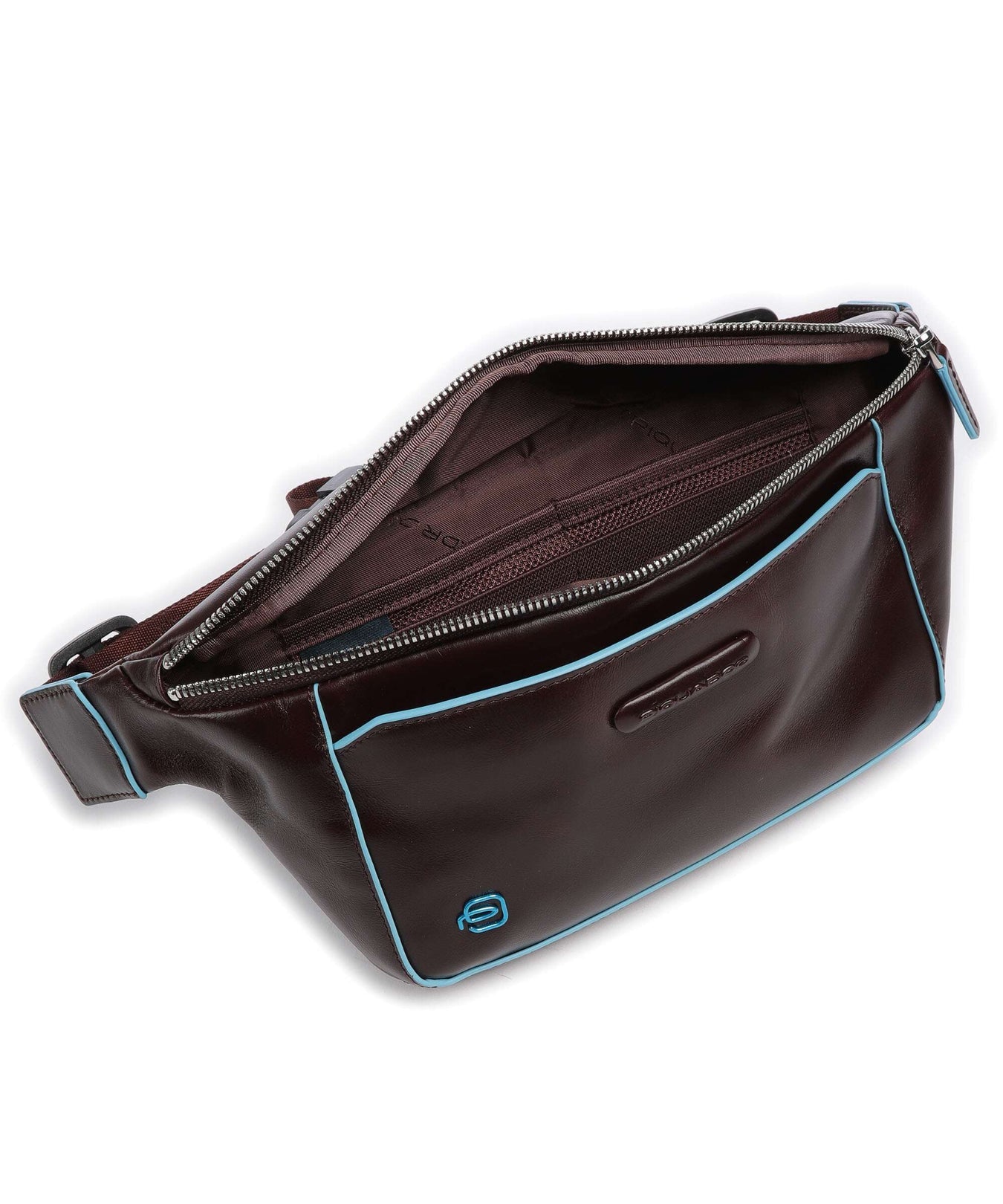 Piquadro Blue Square Fanny pack mahogany