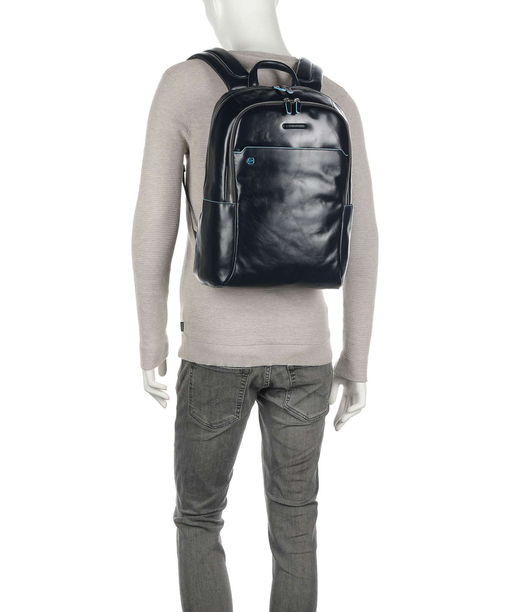 Piquadro Blue Square Laptop backpack blu