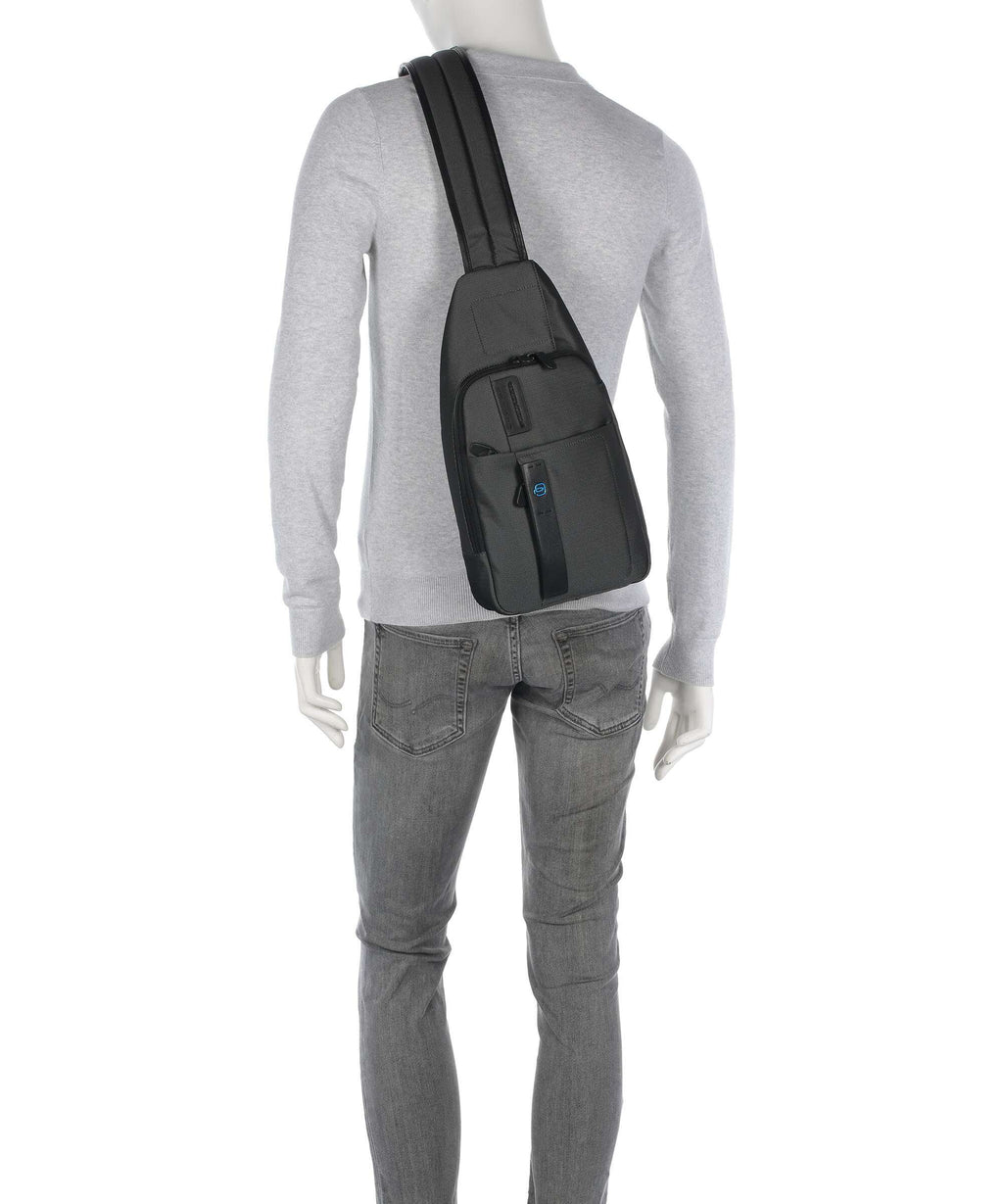 Piquadro P16 Sling bag grigio