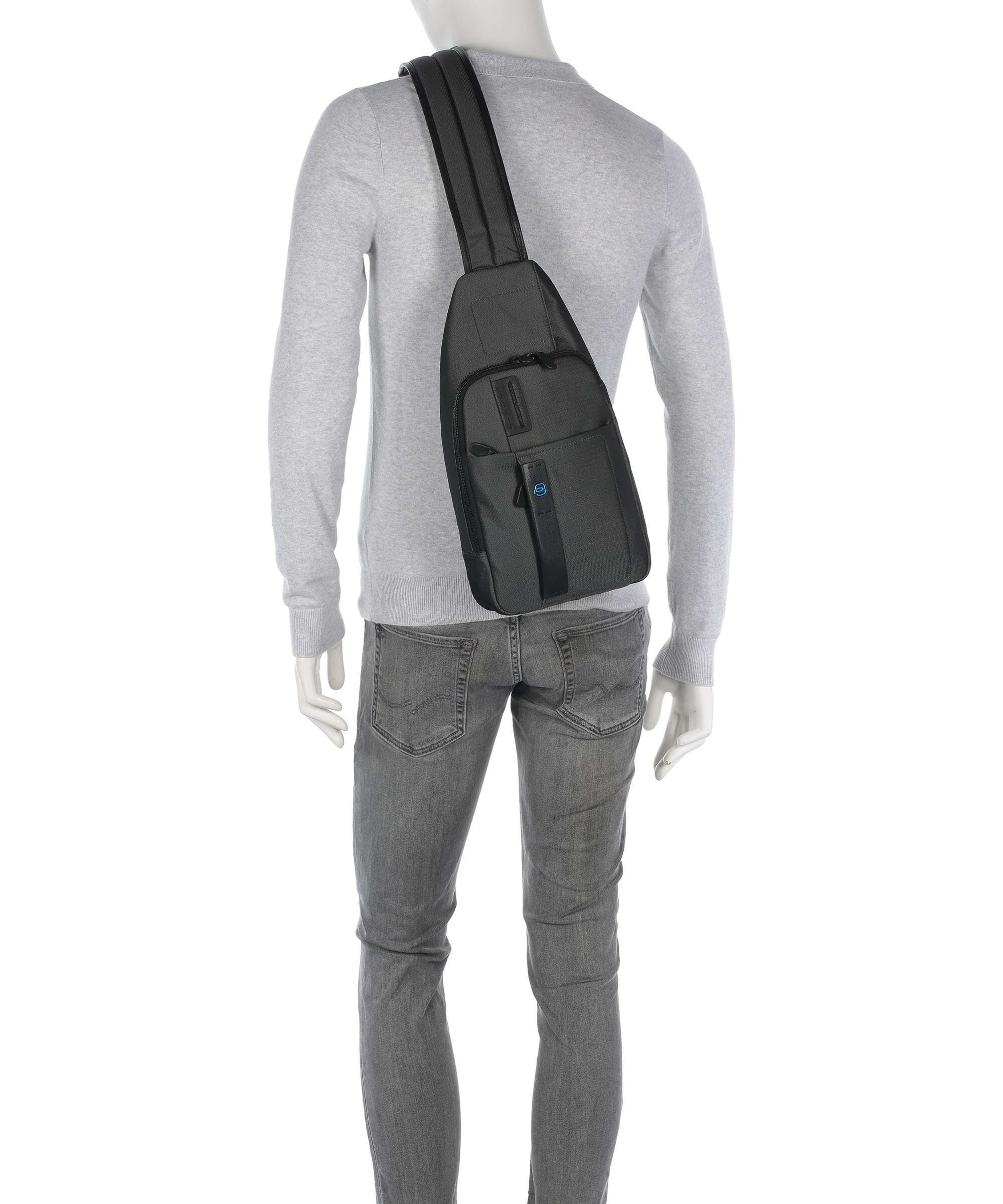 Piquadro P16 Sling bag grigio