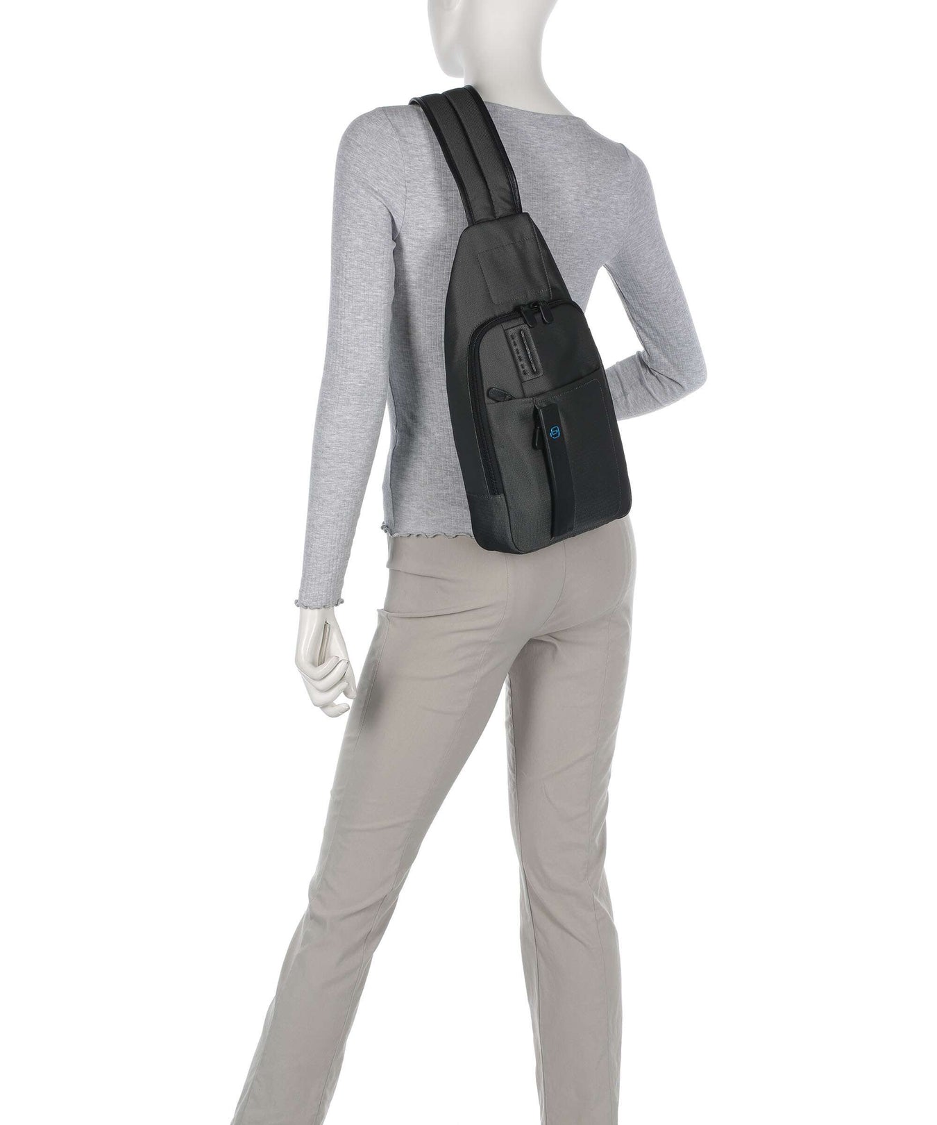 Piquadro P16 Sling bag grigio