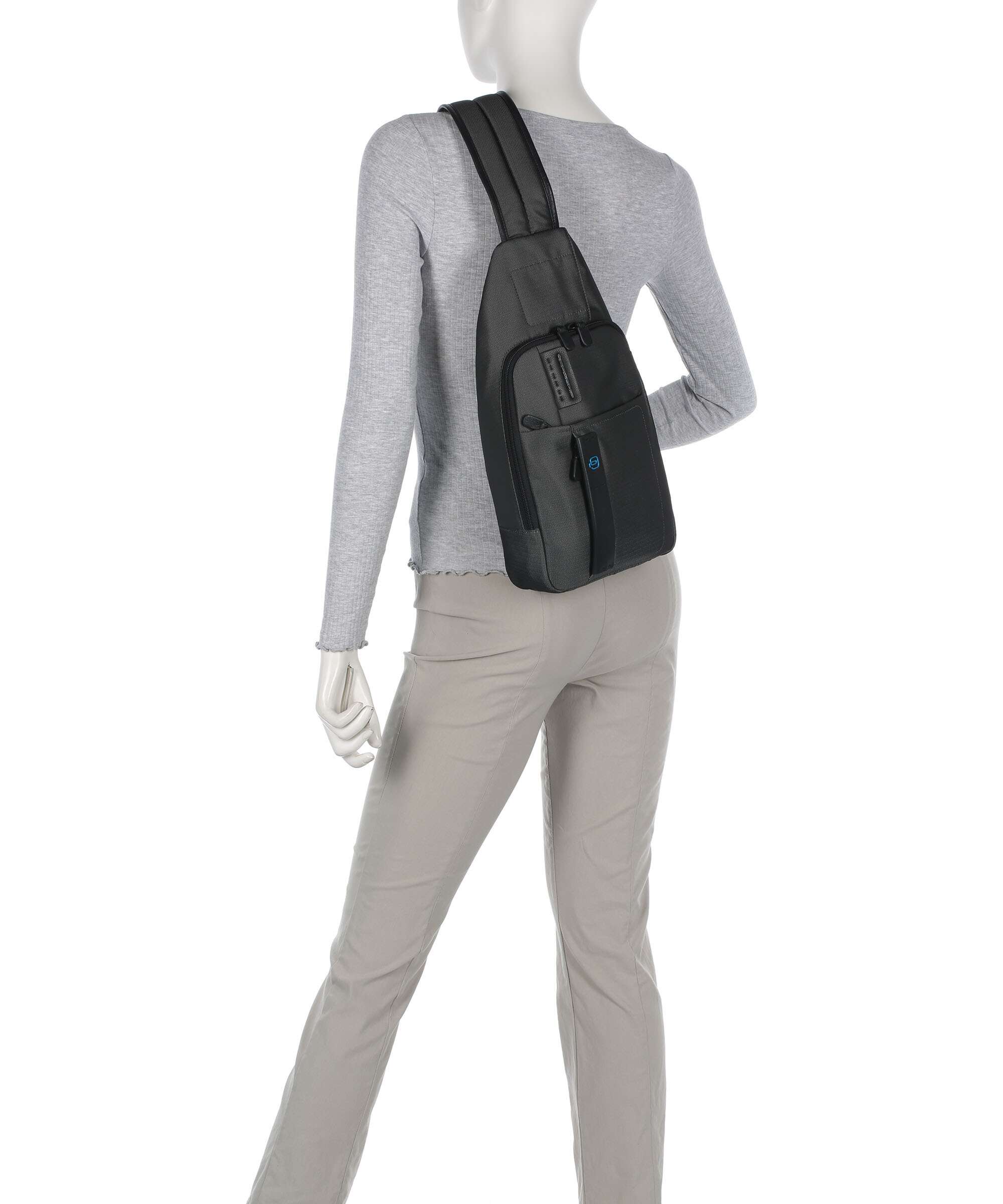 Piquadro P16 Sling bag grigio