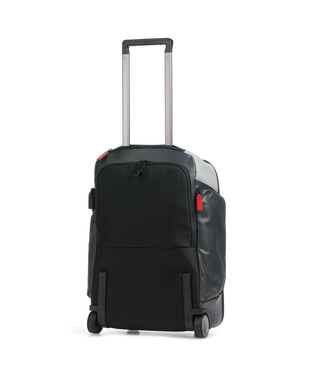 Piquadro Urban Backpack with wheels graphite/black