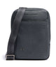 Piquadro Black Square Crossbody tas blue ocean