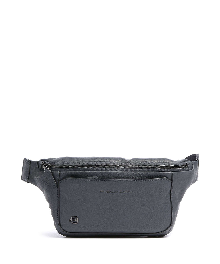 Piquadro Black Square Fanny pack blue ocean