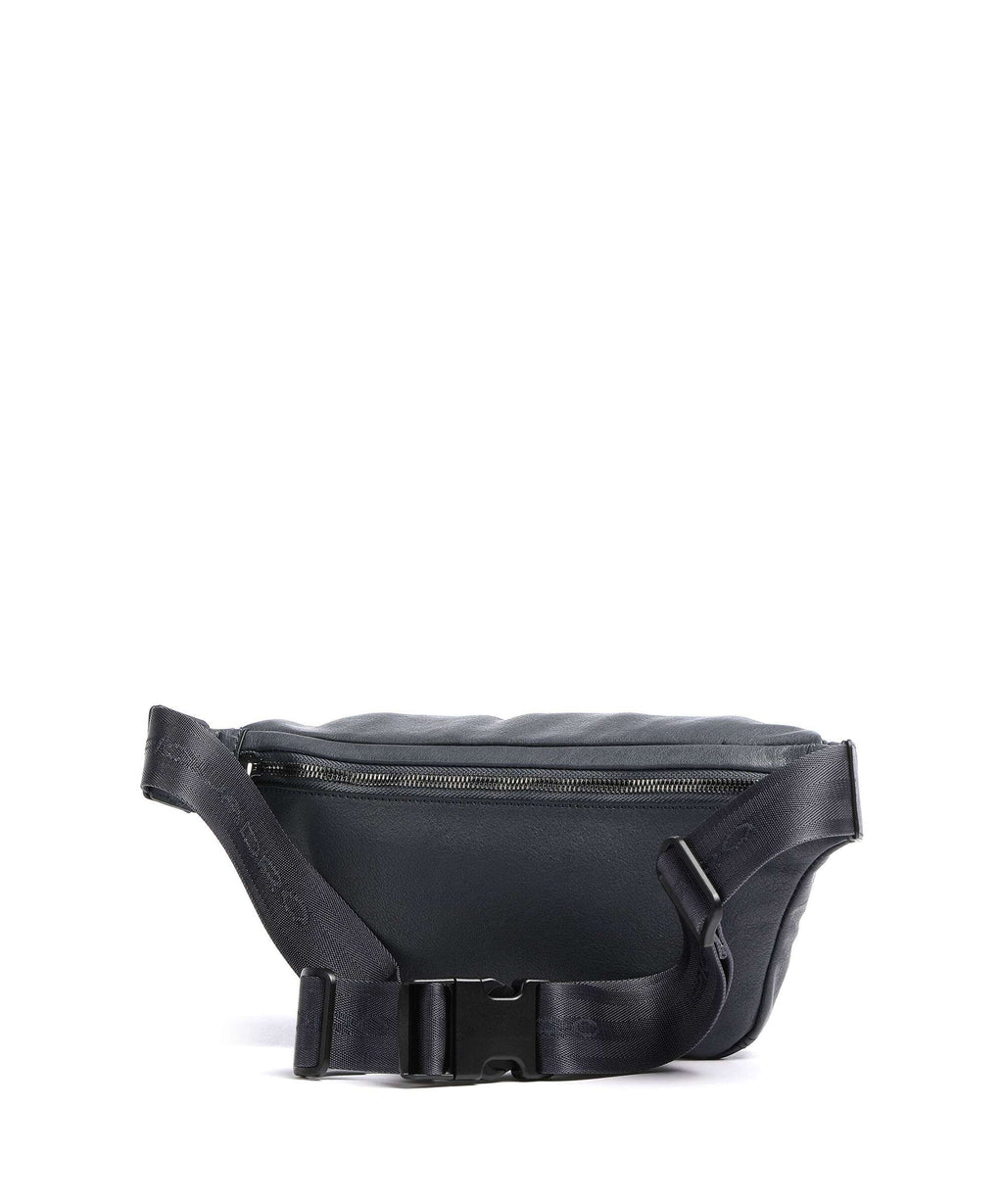 Piquadro Black Square Belt bag blue ocean
