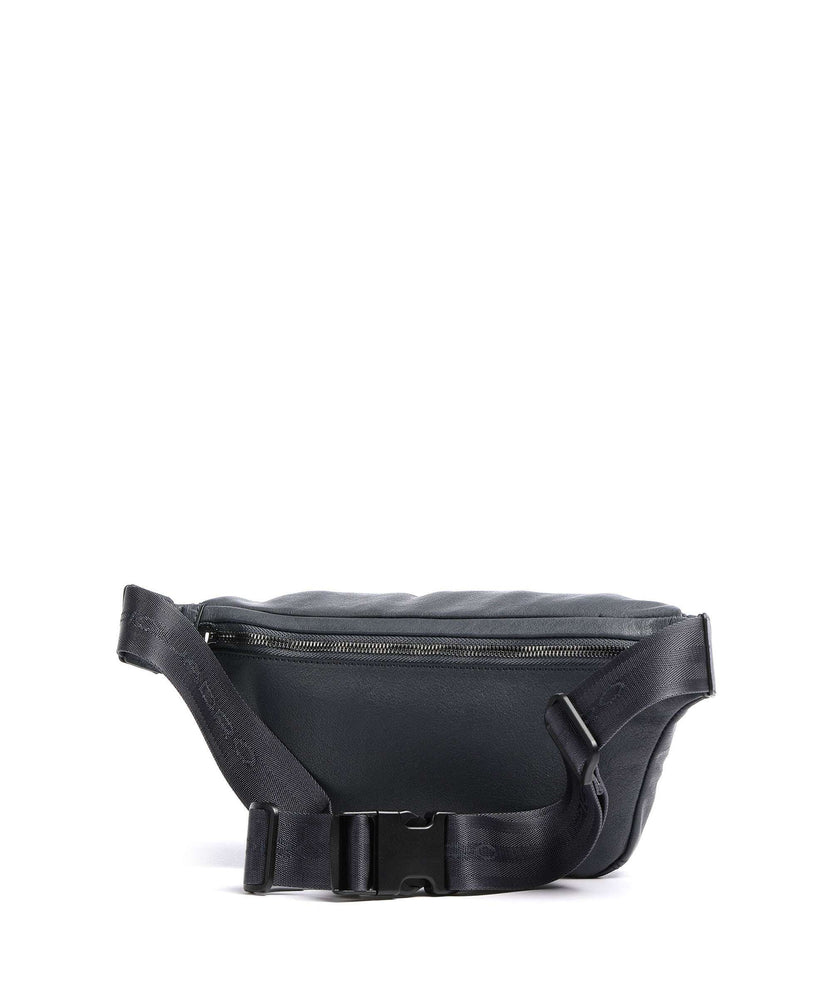 Piquadro Black Square Fanny pack blue ocean