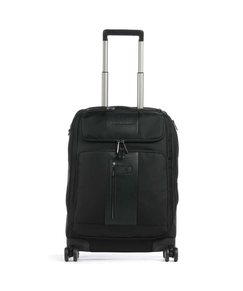 Piquadro Brief S Spinner (4 wheels) nero