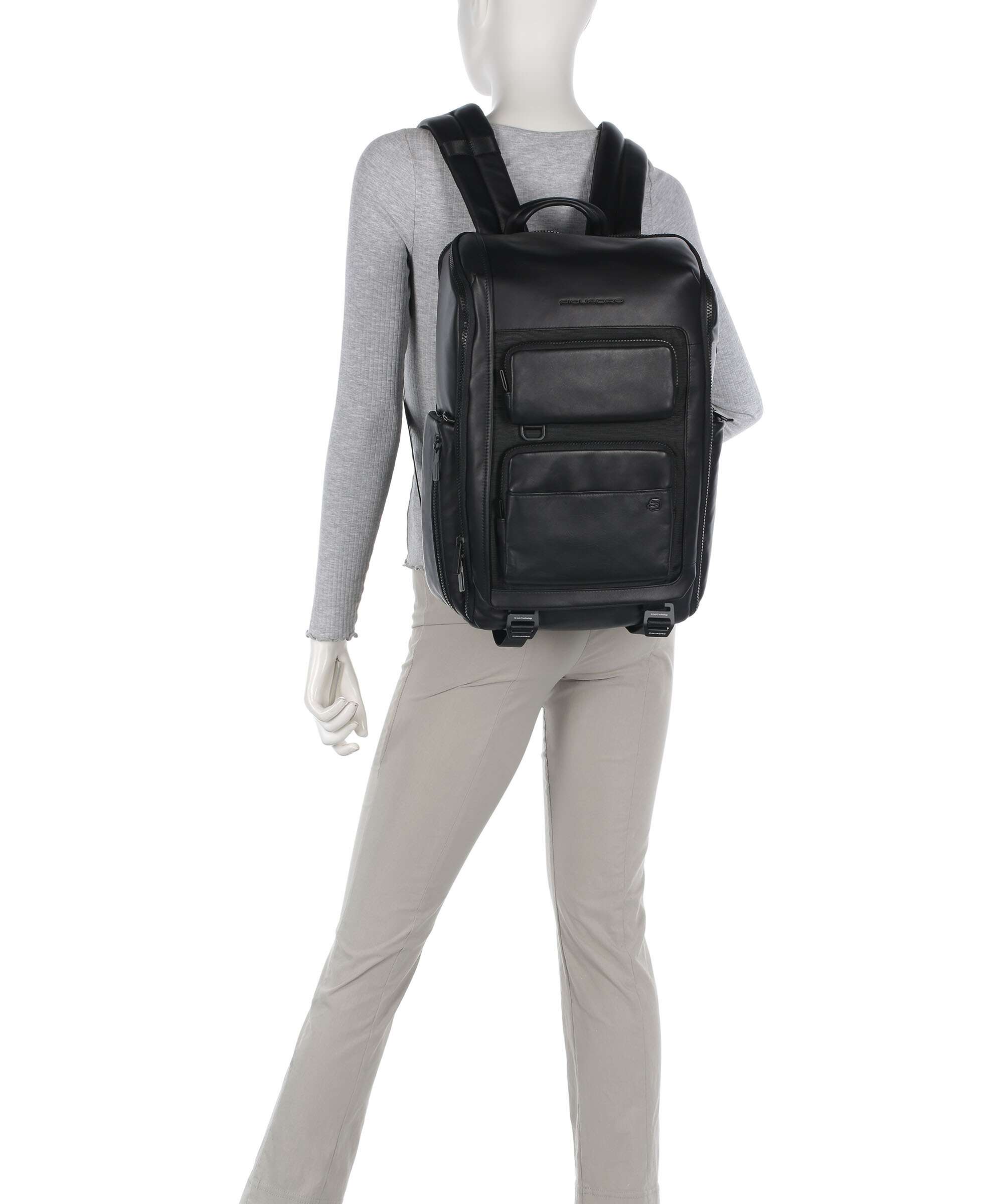 Piquadro Liko Travel backpack nero