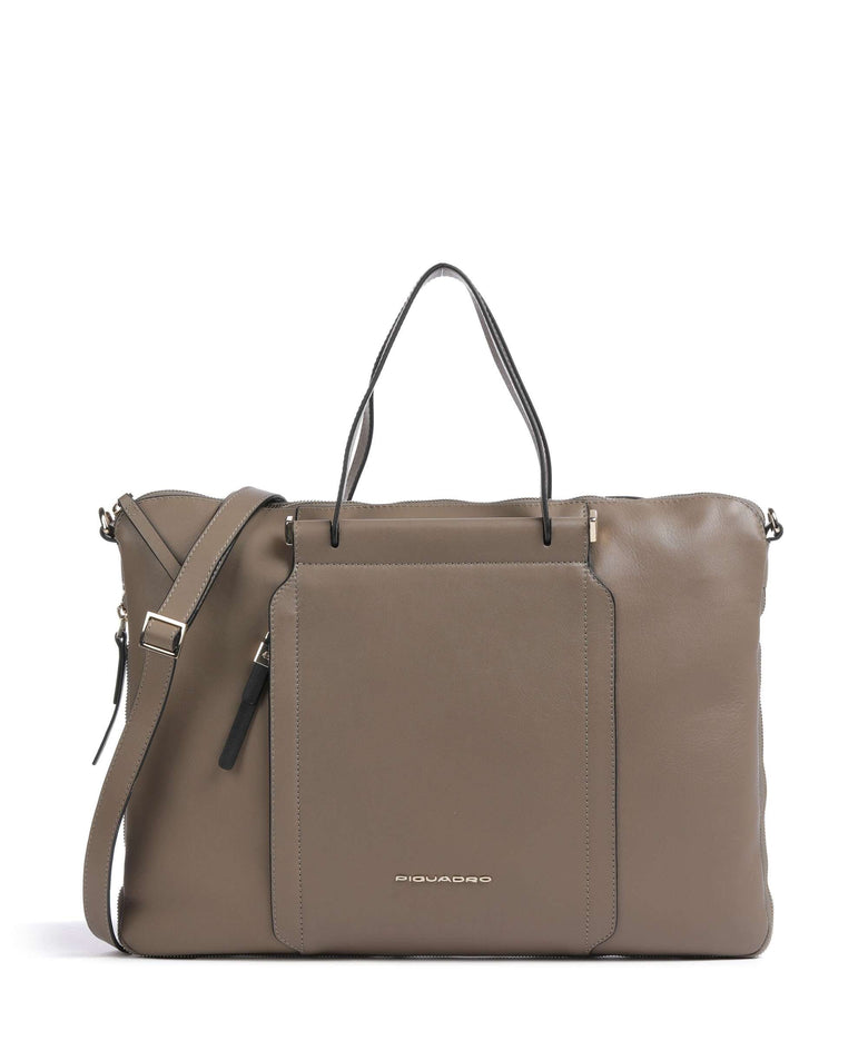 Piquadro Circle Briefcase tortora