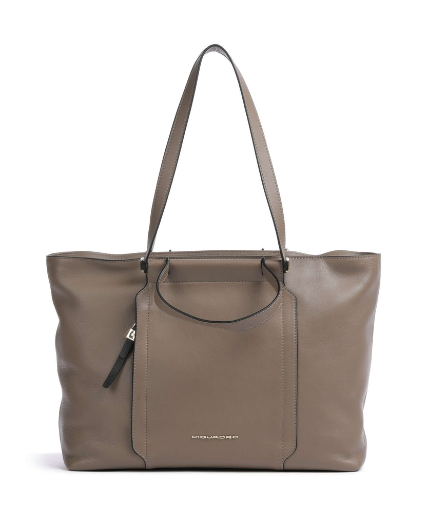 Piquadro Circle Tote bag tortora