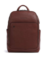 Piquadro Black Square Backpack tabacco