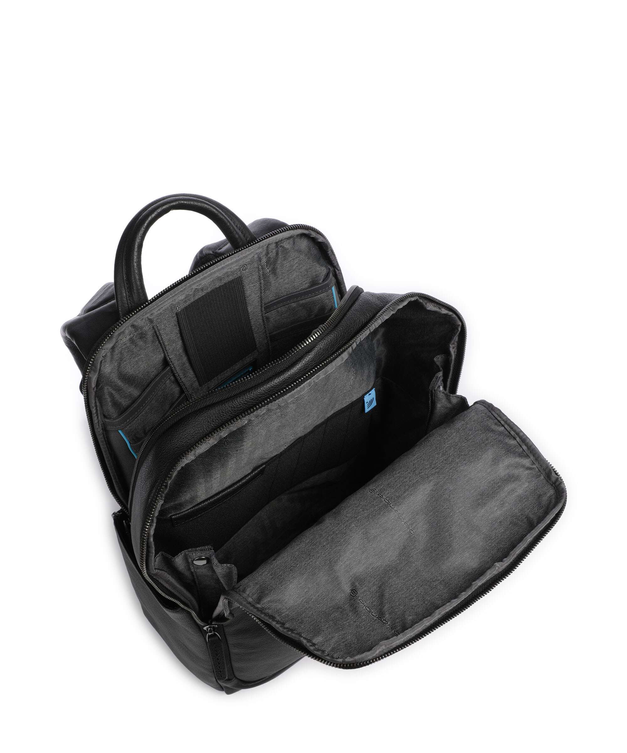 Piquadro Black Square Backpack nero