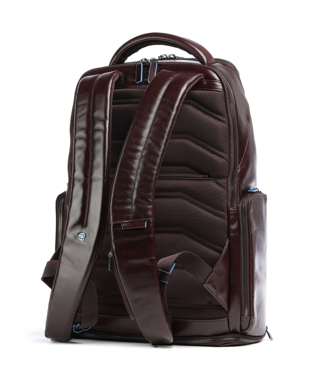 Piquadro Blue Square Backpack mogano