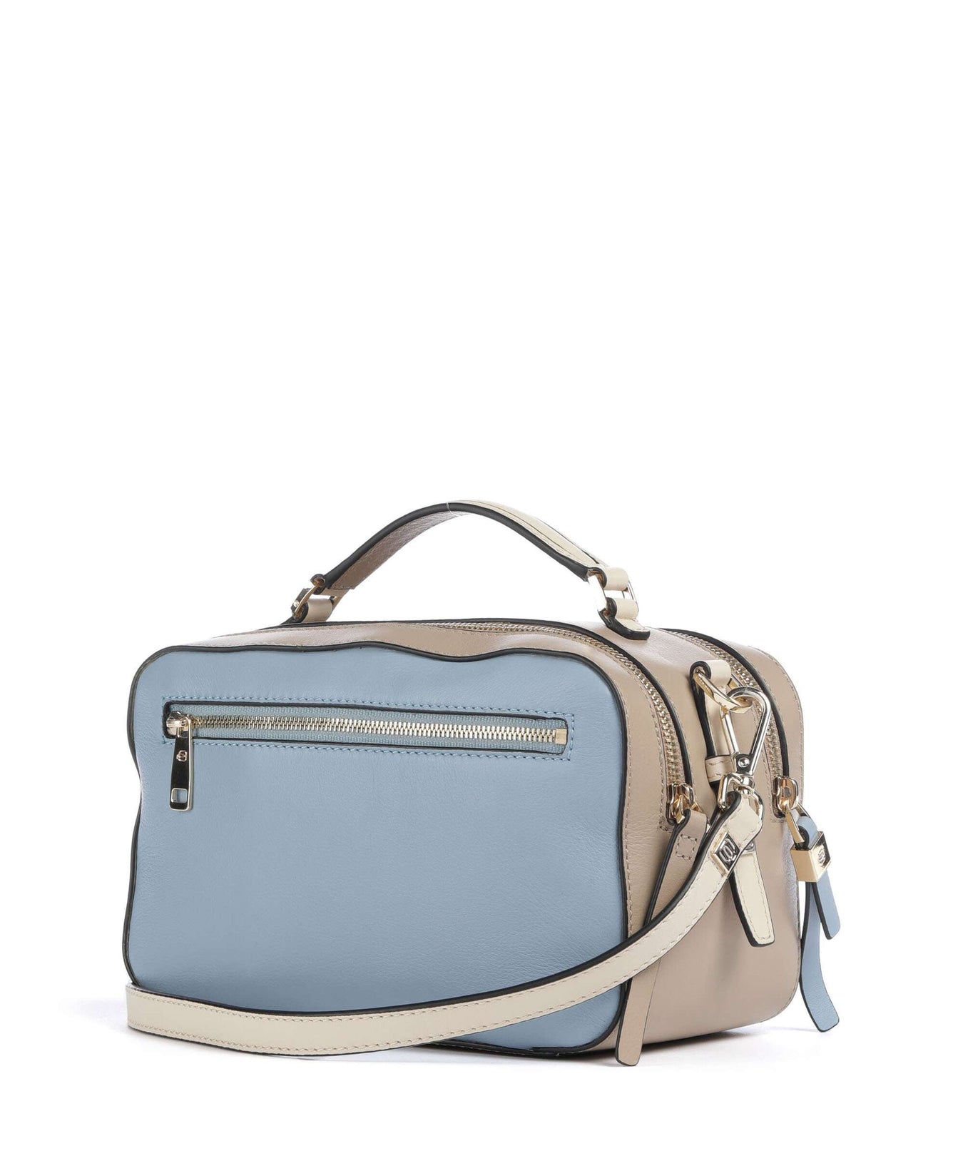 Piquadro W92 Crossbody bag light blue/beige