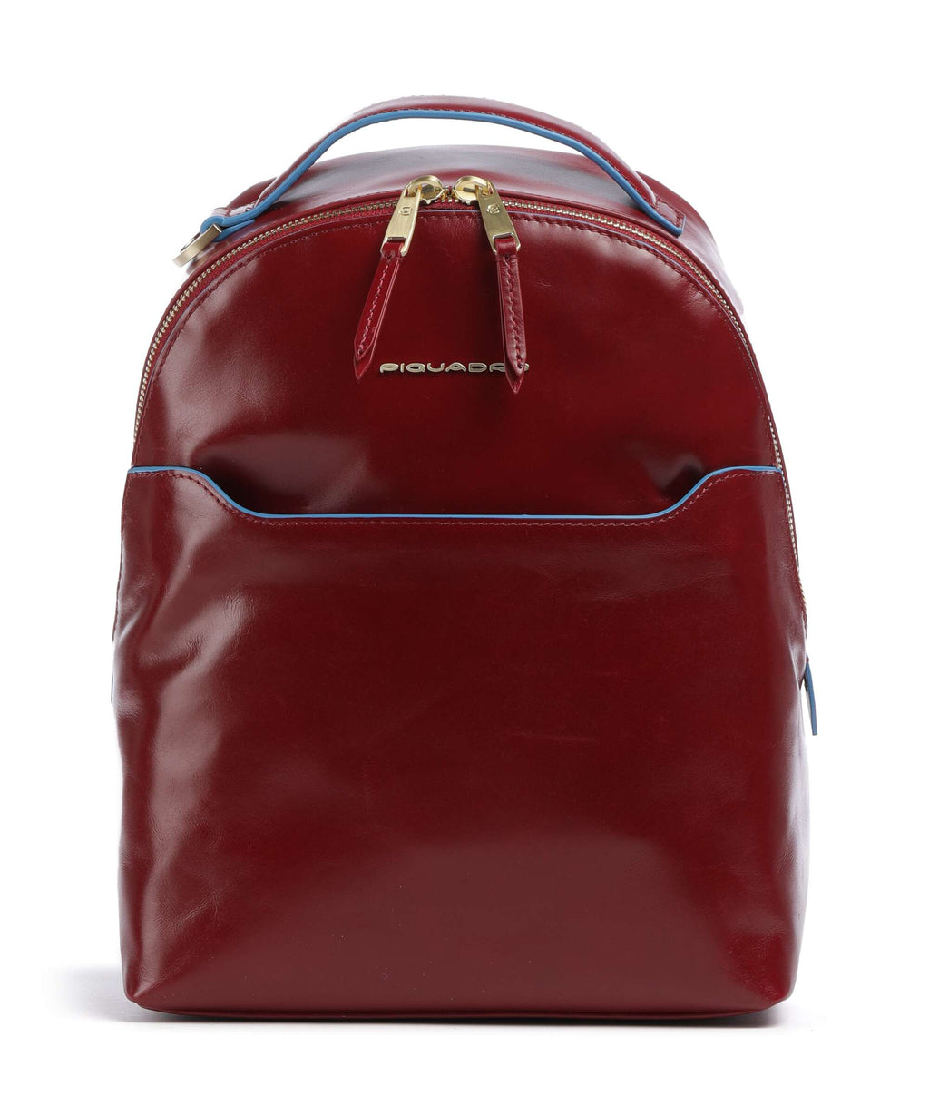Piquadro Blue Square Backpack red