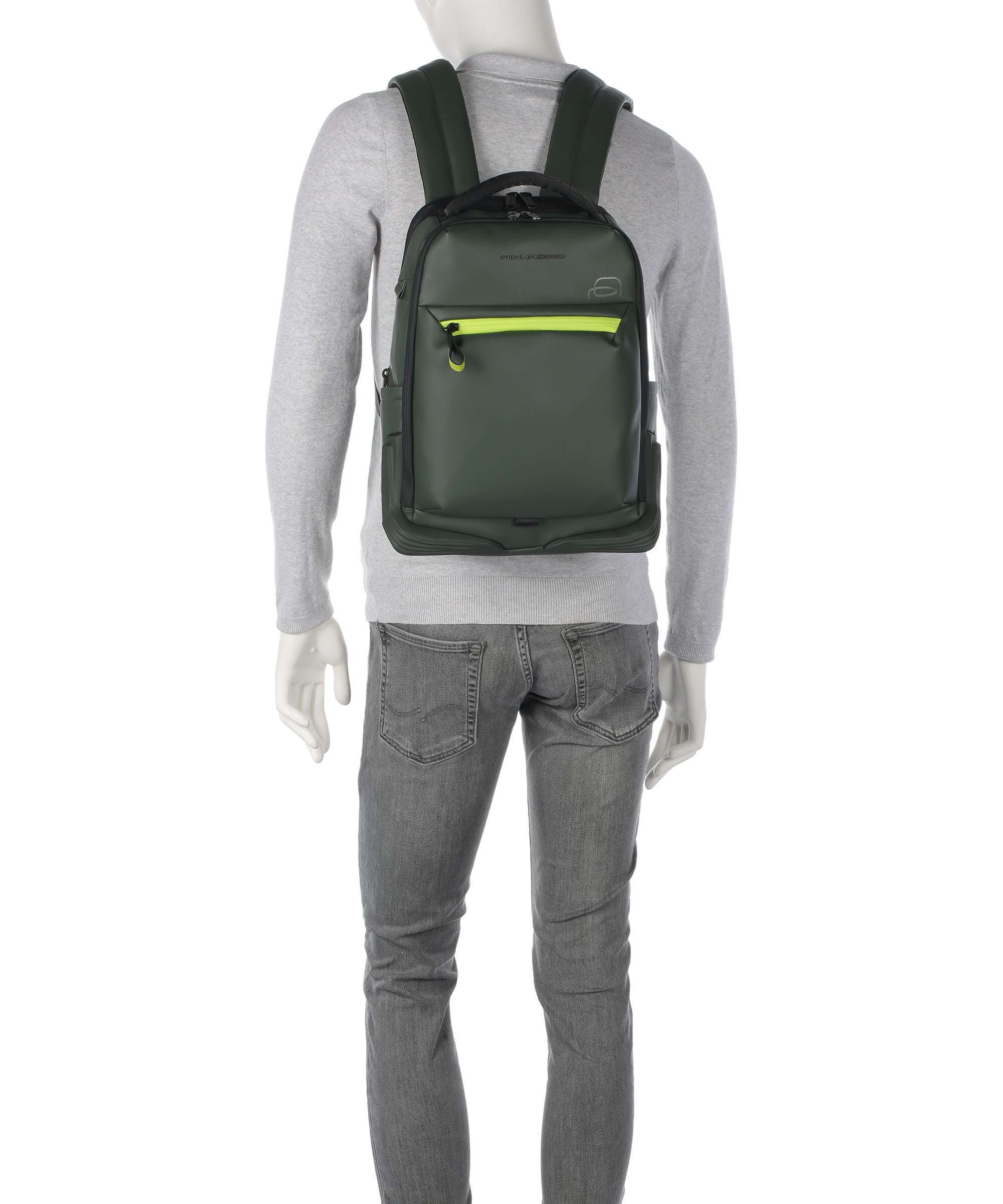 Piquadro Corner Special Backpack green