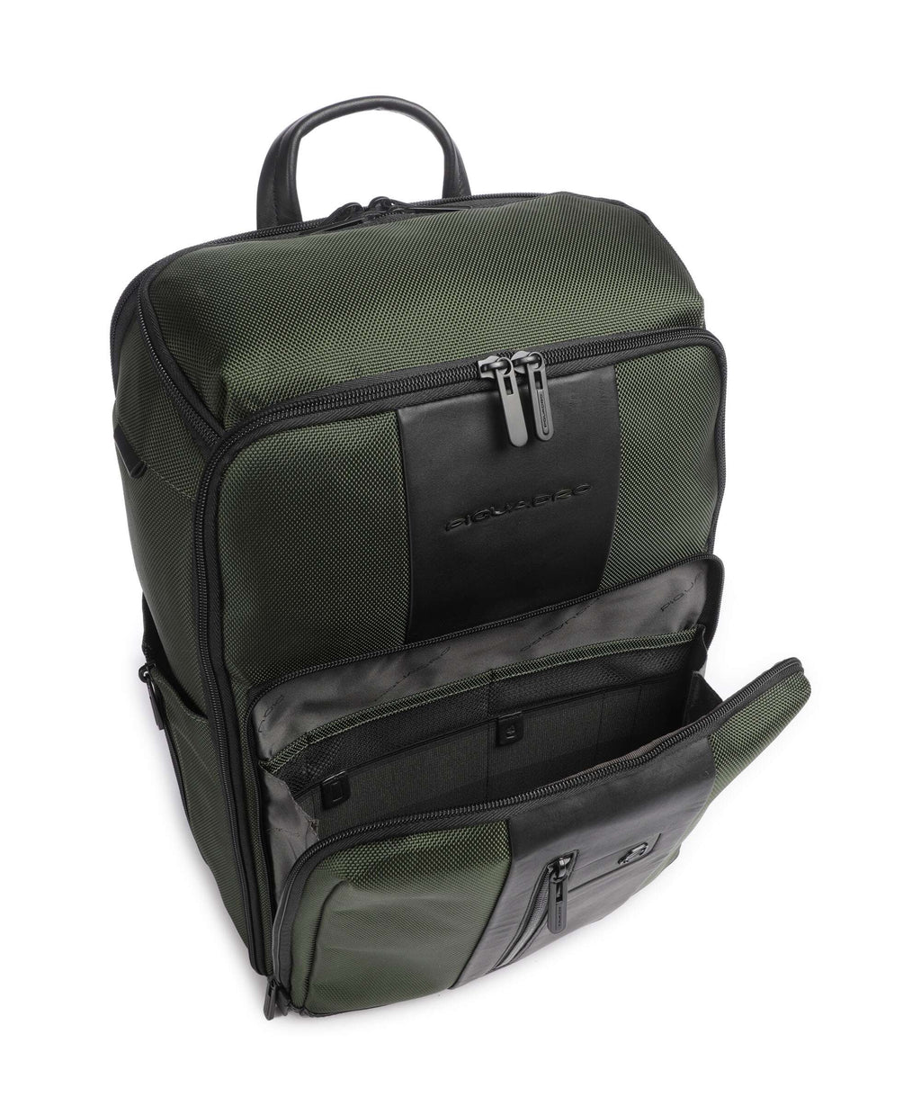 Piquadro Brief Travel backpack green