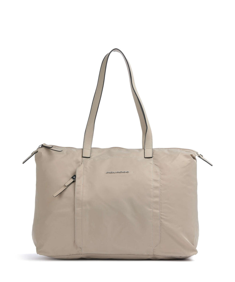 Piquadro W92T Tote bag beige